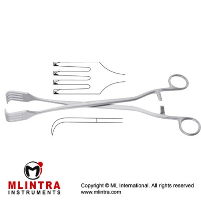 Pratt Tenaculum Forcep Stainless Steel, 26.5 cm - 10 1/2" Pratt Tenaculum Forcep Stainless Steel, 26.5 cm - 10 1/2"
